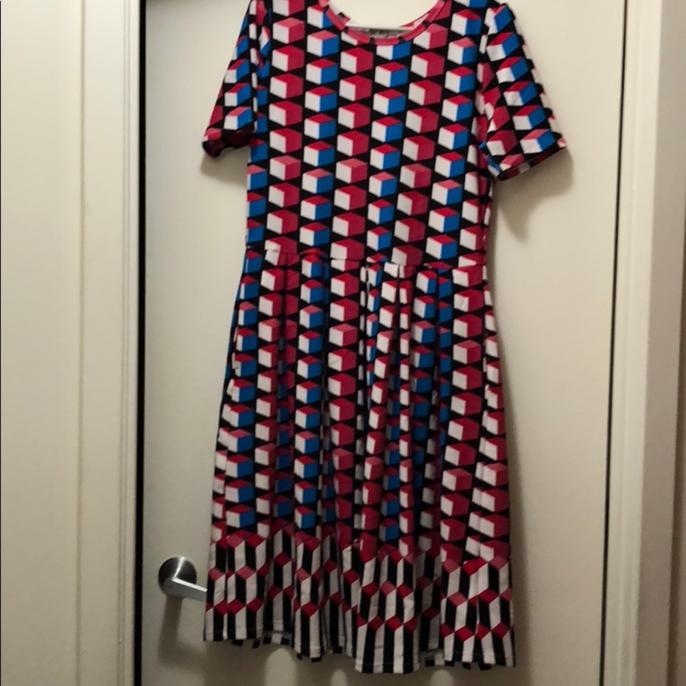 Lularoe geometric dress